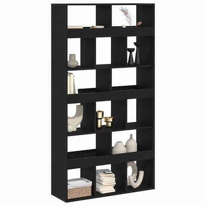 vidaXL Bücherregal 2 pcs Schwarz Eichen-Optik 100 x 33 x 93.75 cm