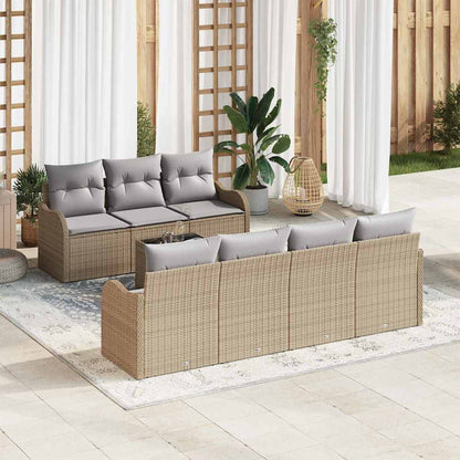 Gartensofa-set Beige 55 x 55 x 37 cm Poly-Rattan