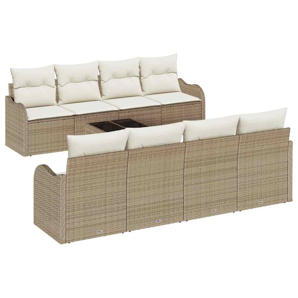 Gartensofa-set Beige 55 x 55 x 37 cm Poly-Rattan