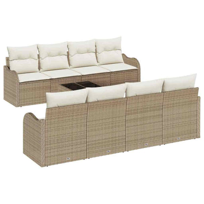 Gartensofa-set Beige 55 x 55 x 37 cm Poly-Rattan