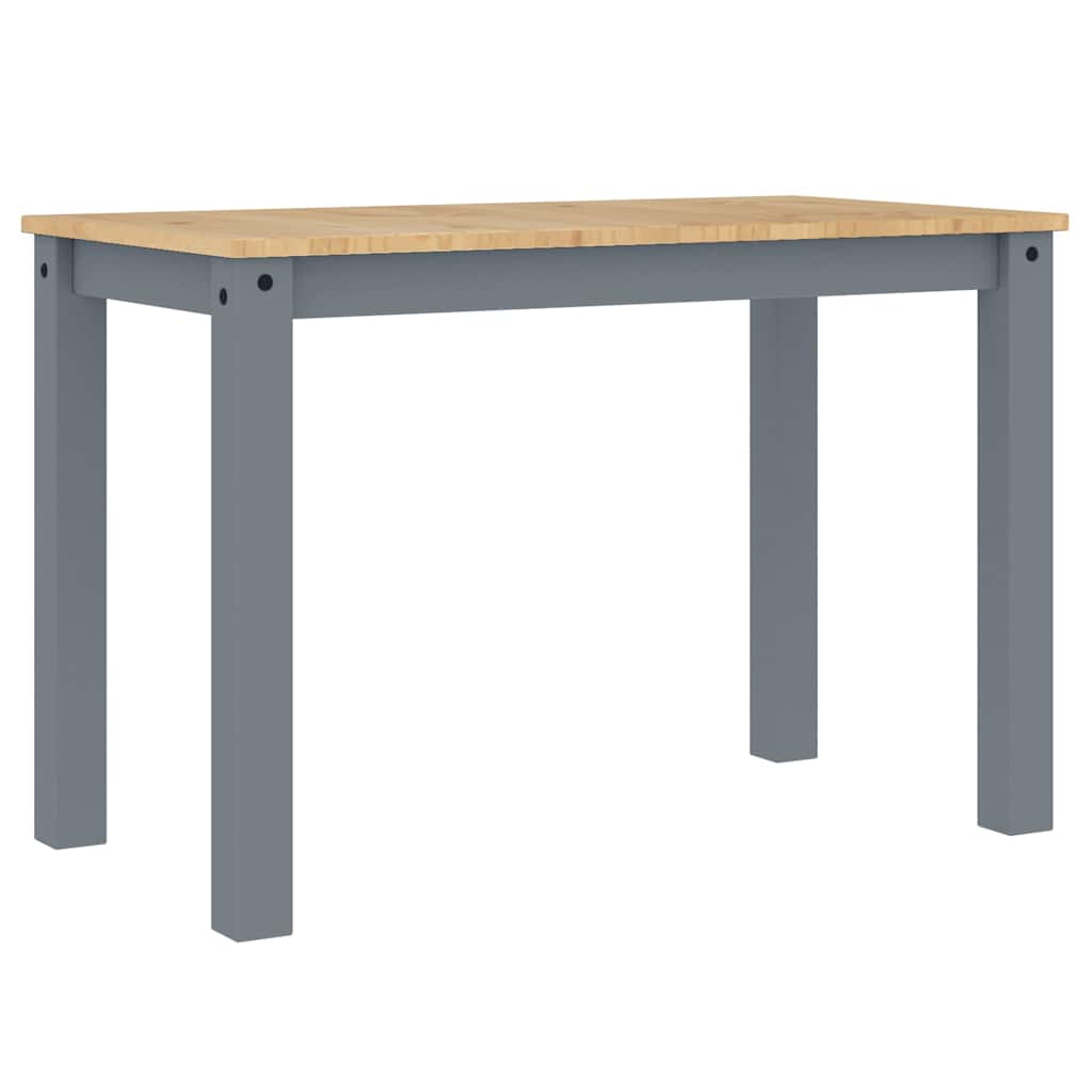 vidaXL 3-tlg. Essgruppe Panama Grau Massivholz Kiefer