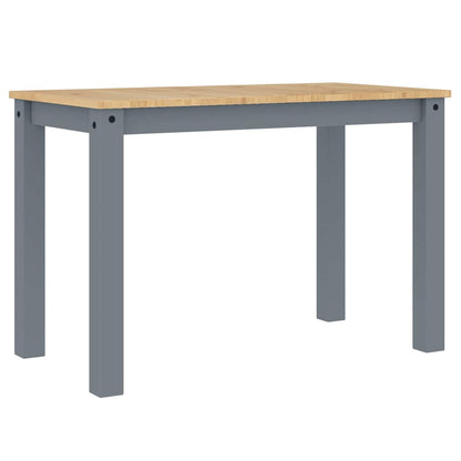 vidaXL 3-tlg. Essgruppe Panama Grau Massivholz Kiefer