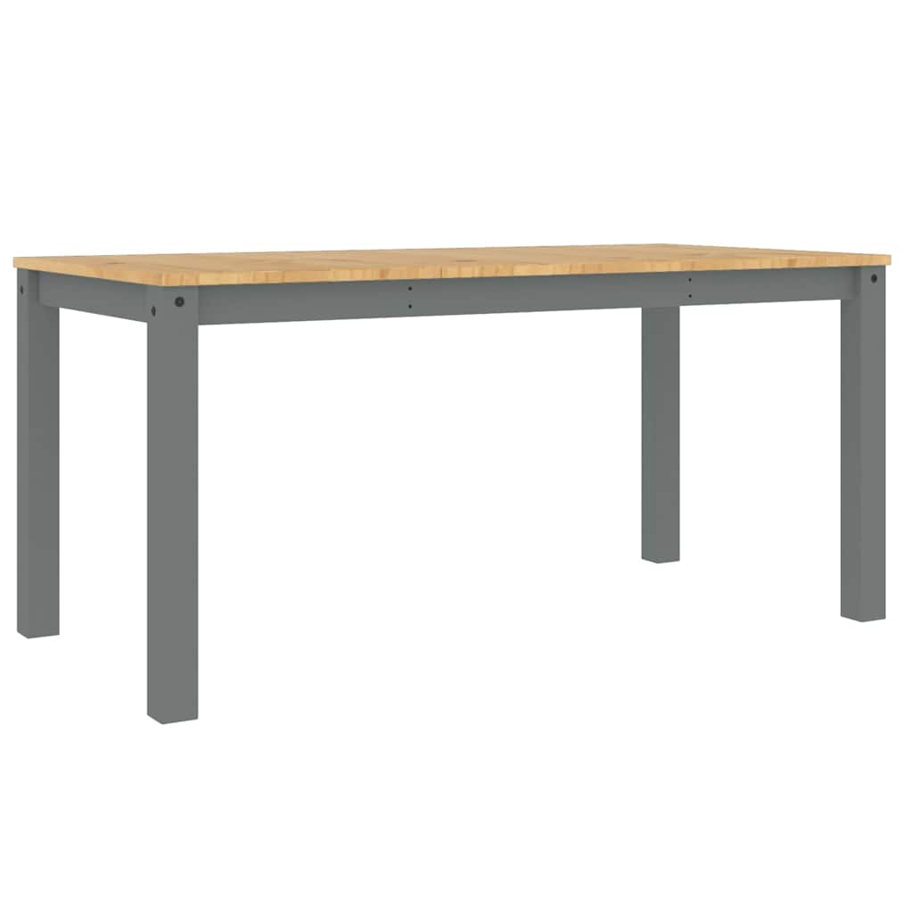 vidaXL 4-tlg. Essgruppe Panama Grau Massivholz Kiefer