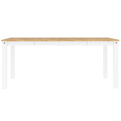 5-tlg. Essgruppe Panama Weiß Massivholz Kiefer