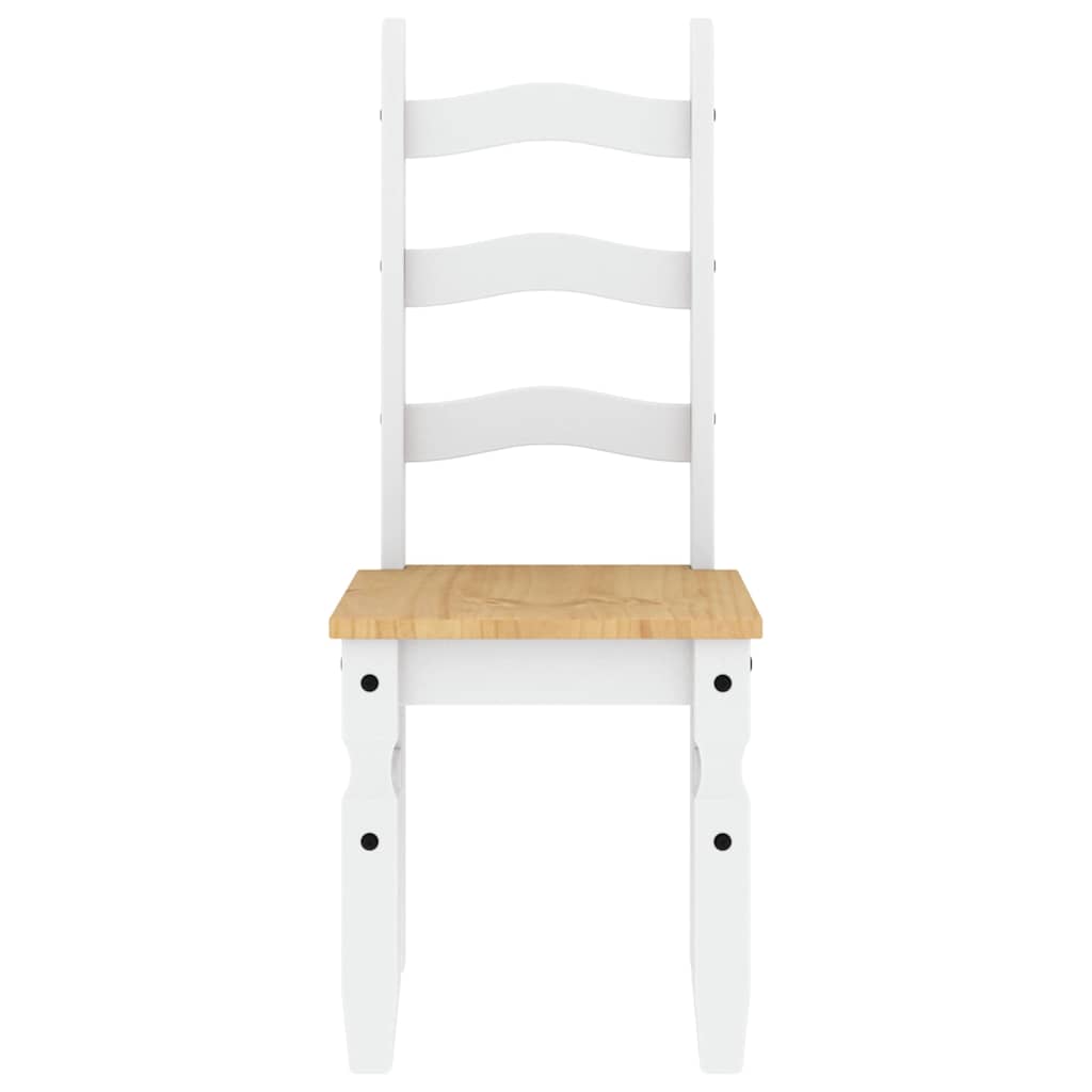 5-tlg. Essgruppe Panama Weiß Massivholz Kiefer