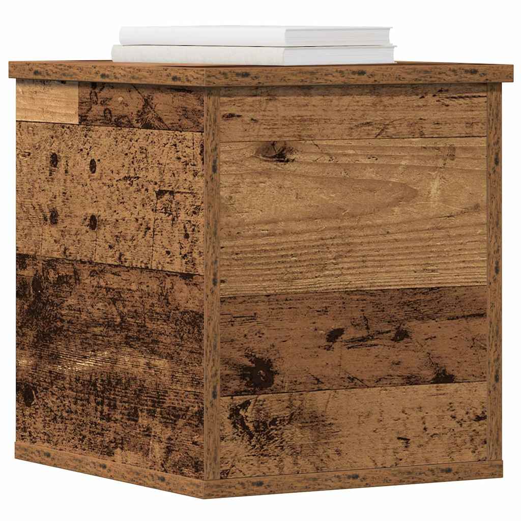 Aufbewahrungsbox Altholz 30 x 35 x 35 cm Holzwerkstoff