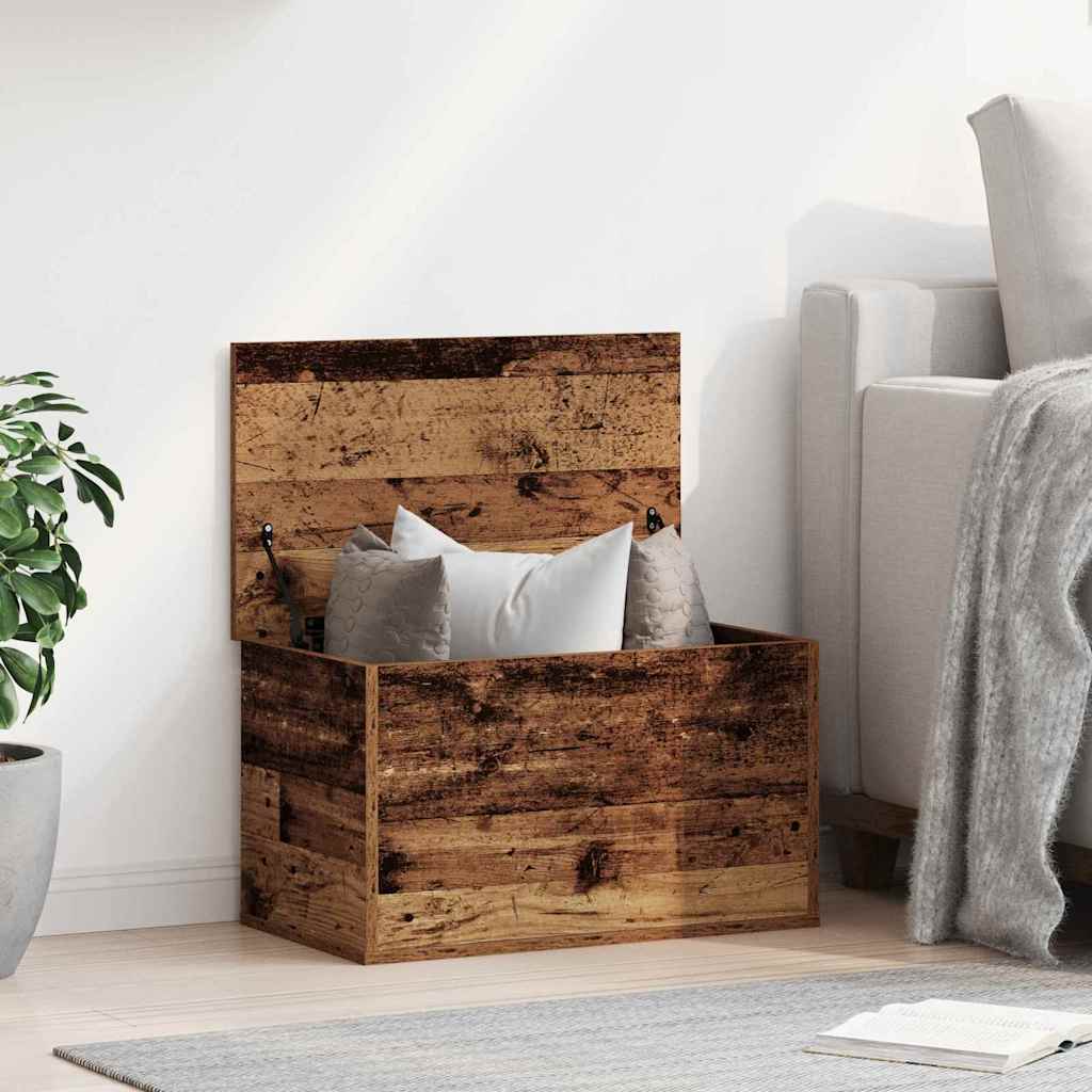 Aufbewahrungsbox Altholz 60 x 35 x 35 cm Holzwerkstoff