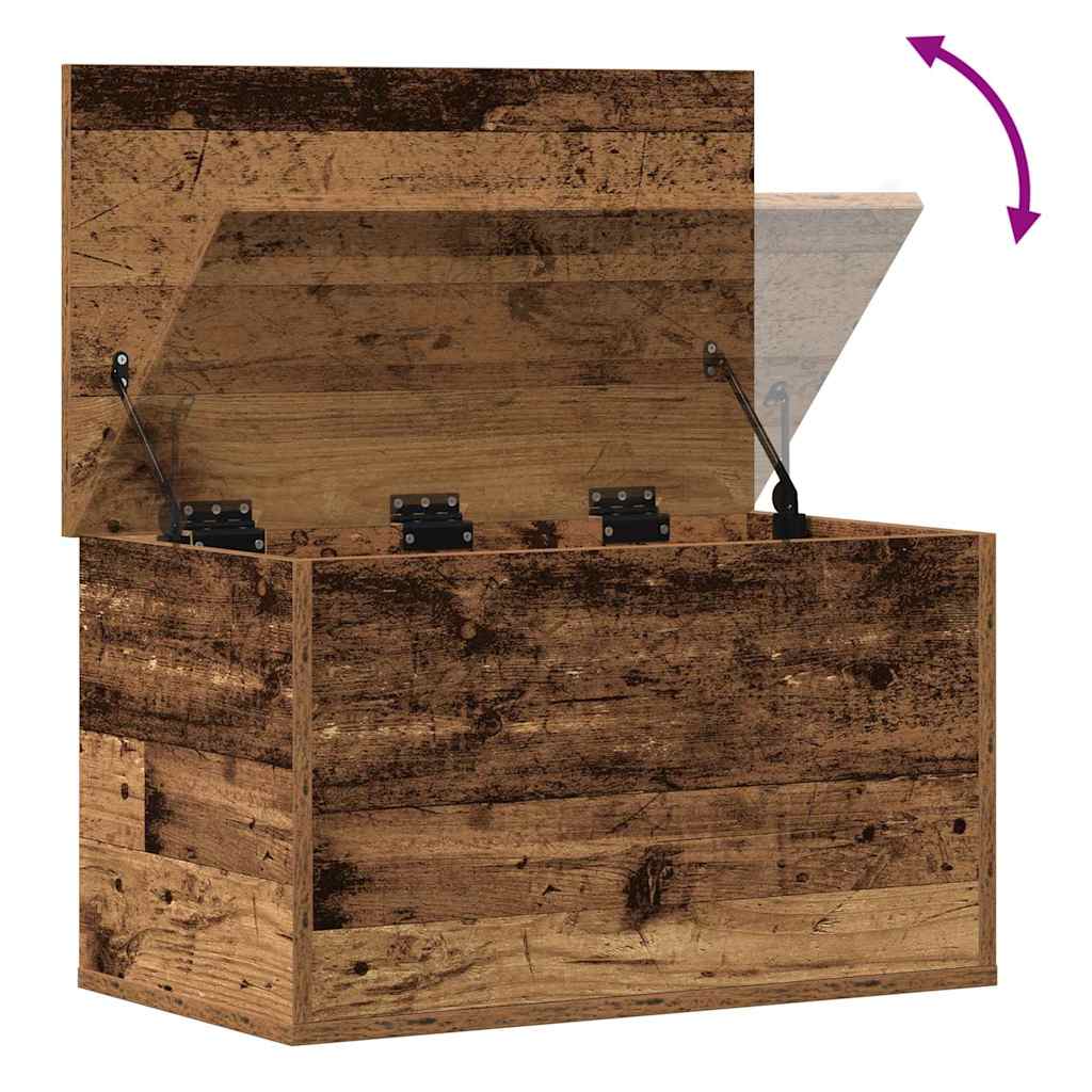 Aufbewahrungsbox Altholz 60 x 35 x 35 cm Holzwerkstoff