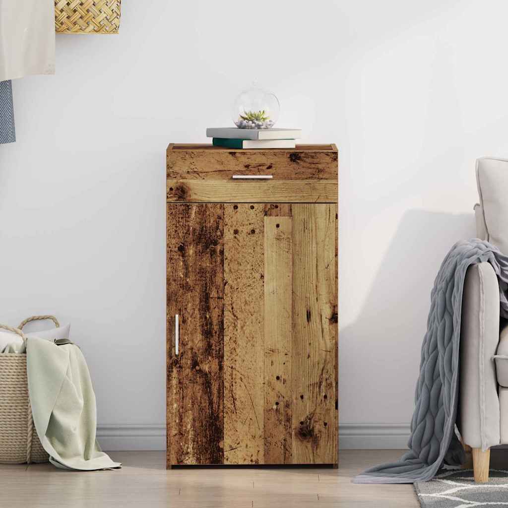 Sideboard mit Schubladen Altholz 50 x 42,5 x 93 cm