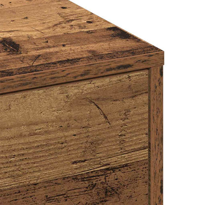 vidaXL Couchtisch Altholz 90 x 90 x 28 cm Holzwerkstoff