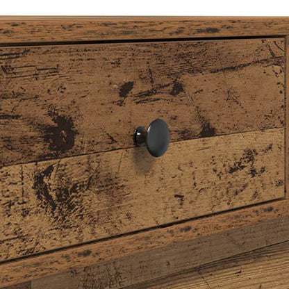 vidaXL Couchtisch Altholz 90 x 90 x 28 cm Holzwerkstoff