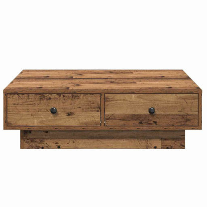 vidaXL Couchtisch Altholz 90 x 90 x 28 cm Holzwerkstoff