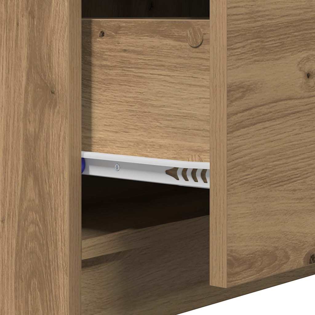 vidaXL Badezimmerschrank Artisan-Eiche 59 x 37 x 59 cm Holzwerkstoff