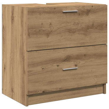 vidaXL Badezimmerschrank Artisan-Eiche 59 x 37 x 59 cm Holzwerkstoff
