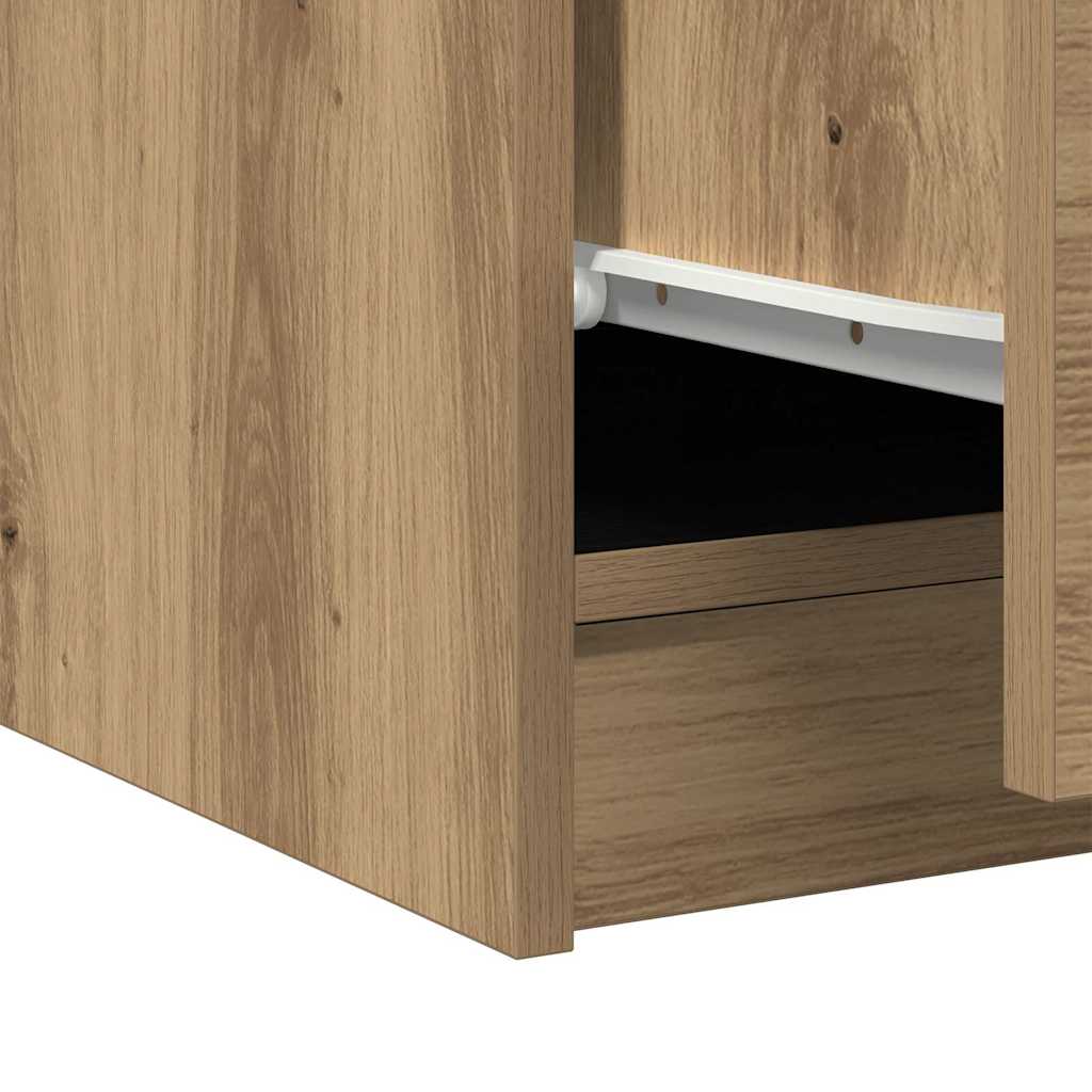 vidaXL Badezimmerschrank Artisan-Eiche 78 x 37 x 59 cm Holzwerkstoff