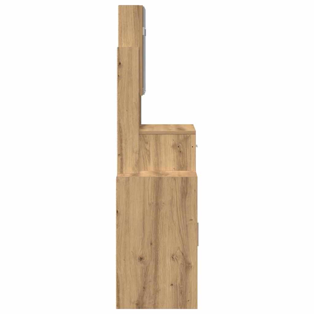 Schminktisch Artisan-Eiche 80 x 35 x 132 cm Holzwerkstoff