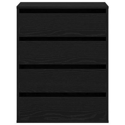 Schubladenschrank Schwarz 60 x 41 x 76 cm Holzwerkstoff