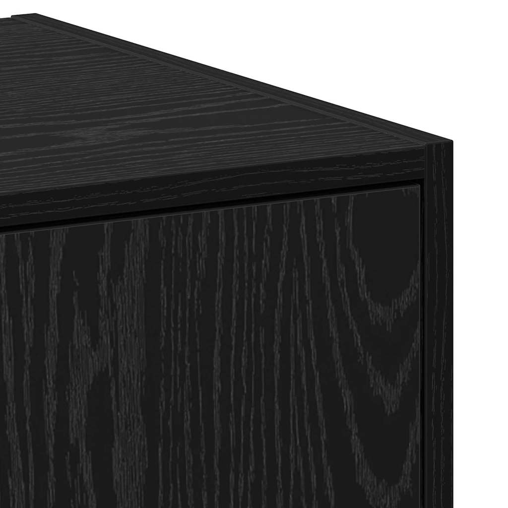 vidaXL Apothekerschrank Schwarze Eiche 30 x 41 x 118 cm Holzwerkstoff