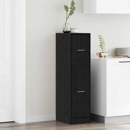 vidaXL Apothekerschrank Schwarze Eiche 30 x 41 x 118 cm Holzwerkstoff
