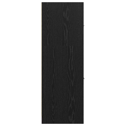 vidaXL Apothekerschrank Schwarze Eiche 30 x 41 x 118 cm Holzwerkstoff