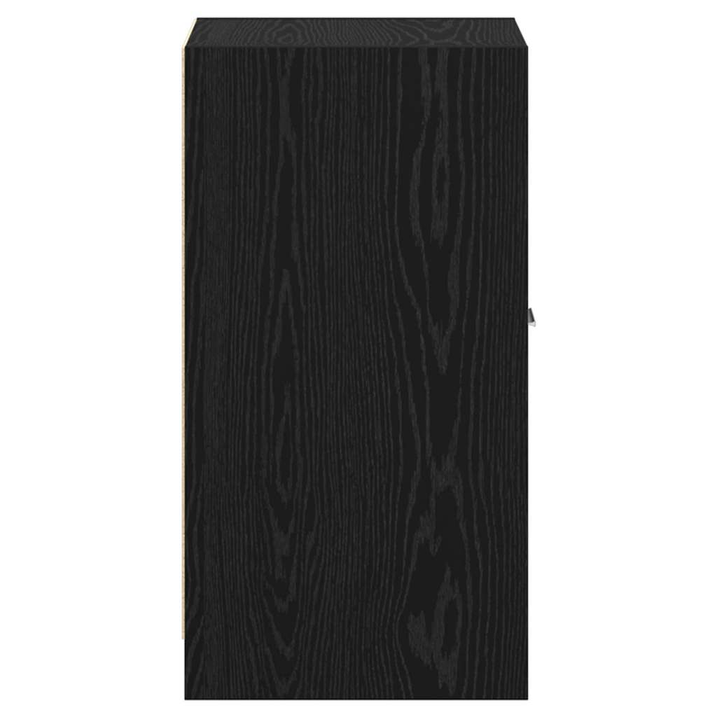 vidaXL Apothekerschrank Schwarze Eiche 40 x 41 x 77.5 cm Holzwerkstoff
