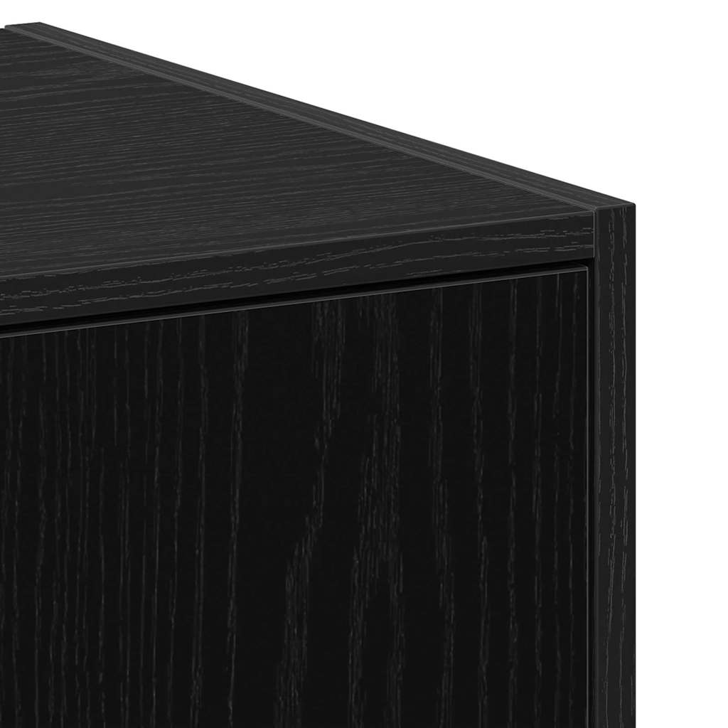 vidaXL Apothekerschrank Schwarze Eiche 40 x 41 x 118 cm Holzwerkstoff