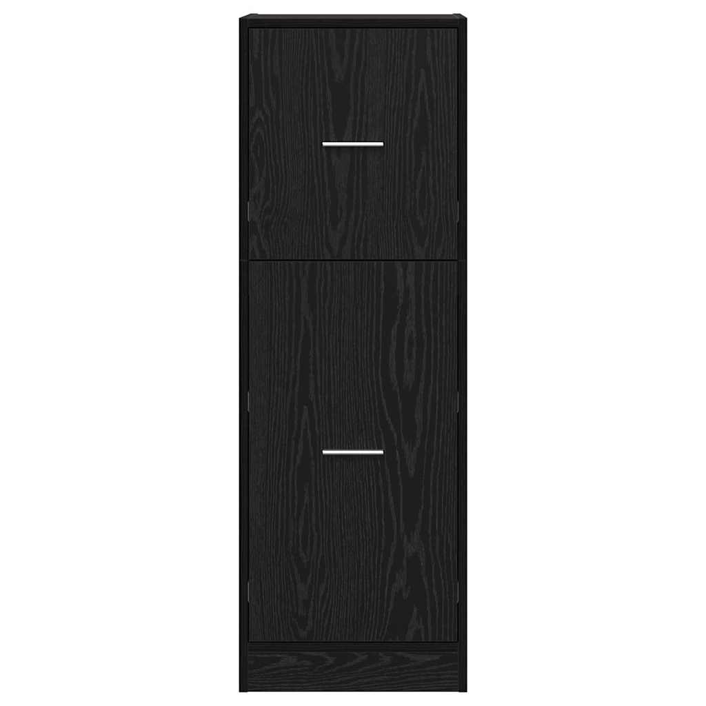 vidaXL Apothekerschrank Schwarze Eiche 40 x 41 x 118 cm Holzwerkstoff
