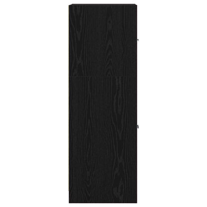 vidaXL Apothekerschrank Schwarze Eiche 40 x 41 x 118 cm Holzwerkstoff