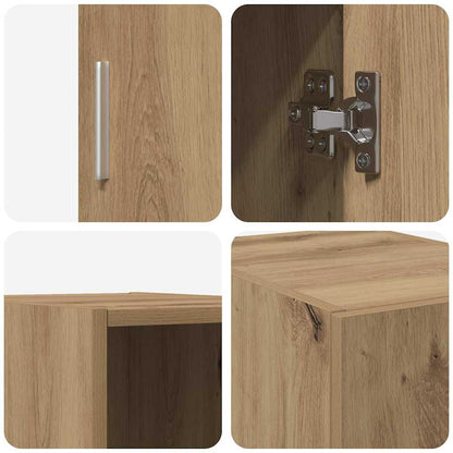 vidaXL Wandschrank Artisan-Eiche 30 x 42,5 x 39,5 cm Holzwerkstoff