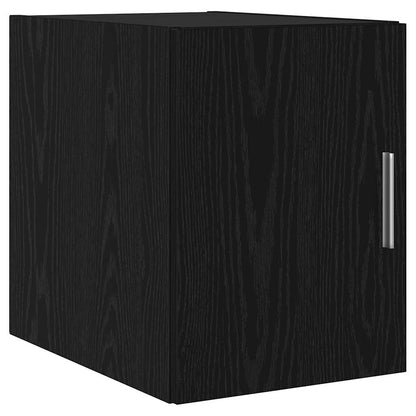 Wandschrank Schwarz Eichen-Optik 30 x 42,5 x 39,5 cm