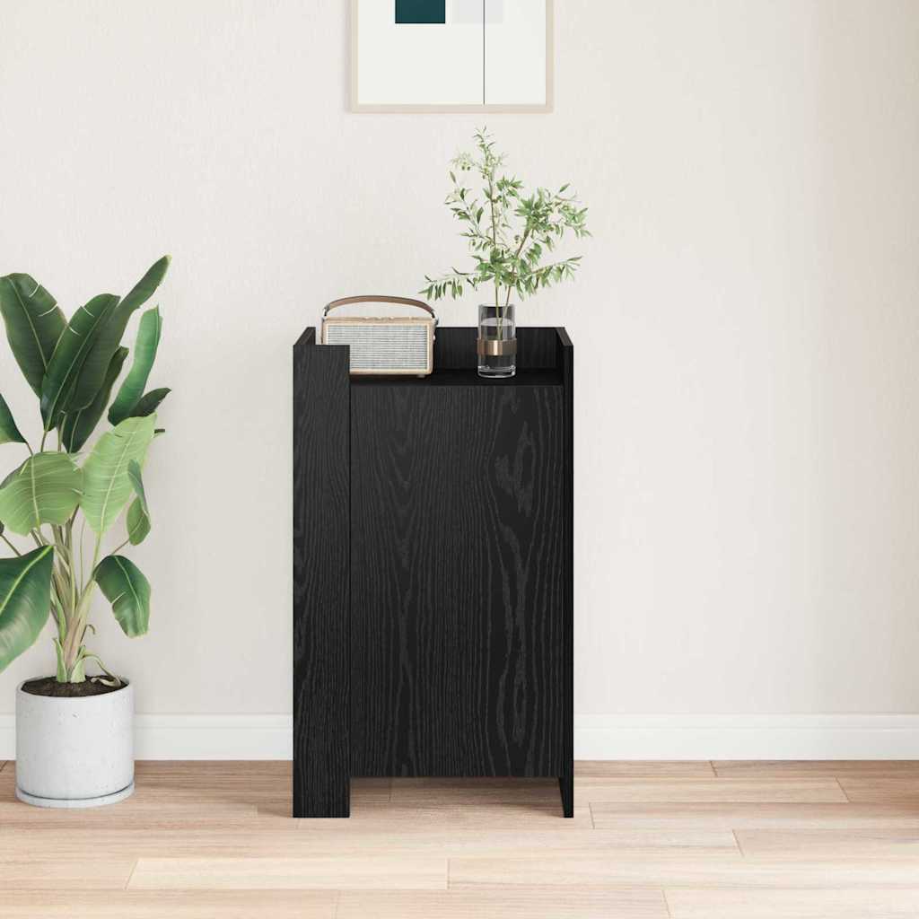 vidaXL Sideboard Schwarz Eichen-Optik 45 x 35 x 75 cm