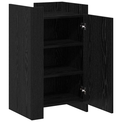 vidaXL Sideboard Schwarz Eichen-Optik 45 x 35 x 75 cm