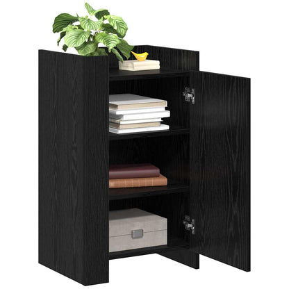 vidaXL Sideboard Schwarz Eichen-Optik 45 x 35 x 75 cm