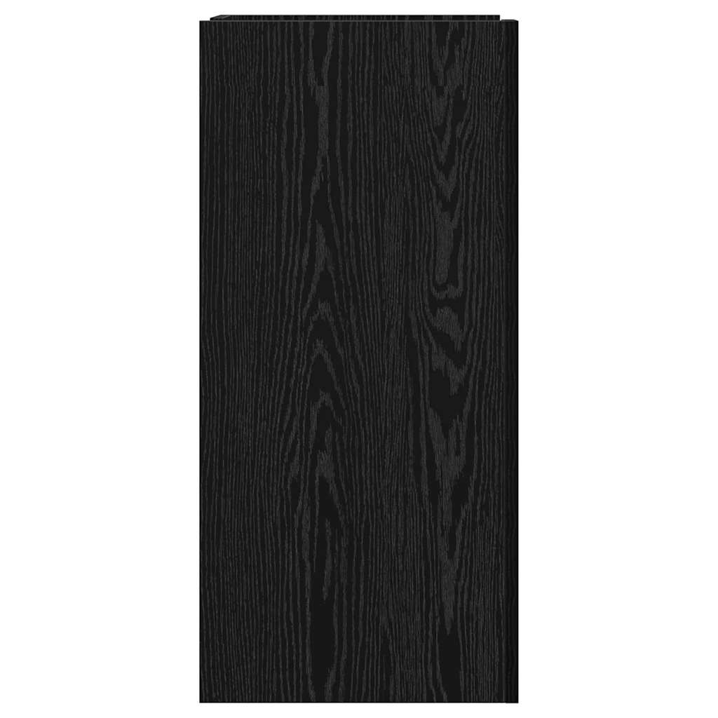 vidaXL Sideboard Schwarz Eichen-Optik 45 x 35 x 75 cm
