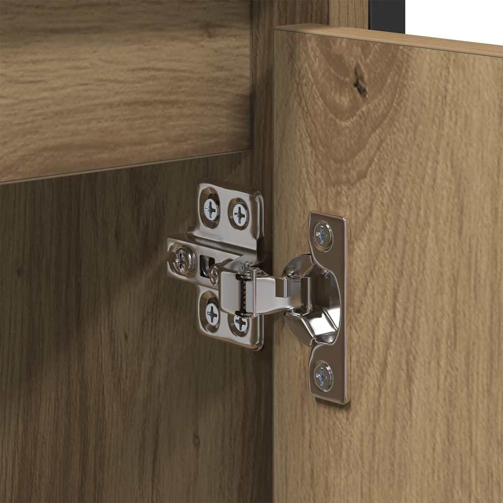 vidaXL Waschbeckenschrank Artisan-Eiche 60 x 35 x 60 cm Holzwerkstoff