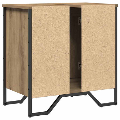 vidaXL Waschbeckenschrank Artisan-Eiche 60 x 35 x 60 cm Holzwerkstoff