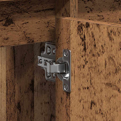vidaXL Waschbeckenunterschrank Altholz 91 x 35 x 60 cm Holzwerkstoff