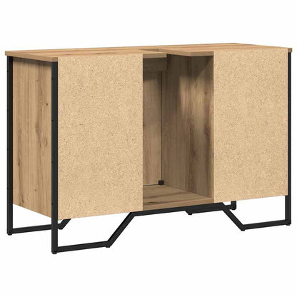 vidaXL Waschbeckenunterschrank Sonstiges Artisan-Eiche 91 x 35 x 60 cm