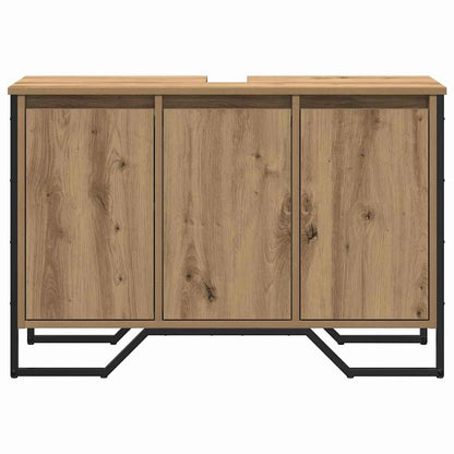 vidaXL Waschbeckenunterschrank Sonstiges Artisan-Eiche 91 x 35 x 60 cm