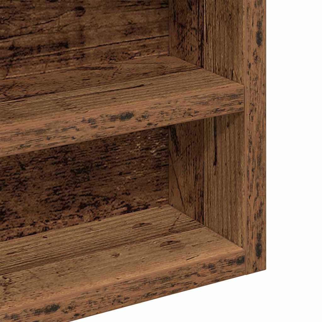 vidaXL Vitrine mit Regal Altholz 60 x 8,5 x 58 cm Holzwerkstoff