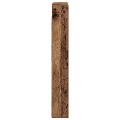 vidaXL Vitrine mit Regal Altholz 60 x 8,5 x 58 cm Holzwerkstoff