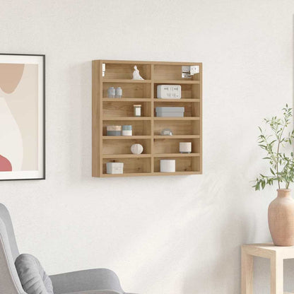 Vitrine mit Regal Artisan-Eiche 60 x 8,5 x 58 cm Holzwerkstoff