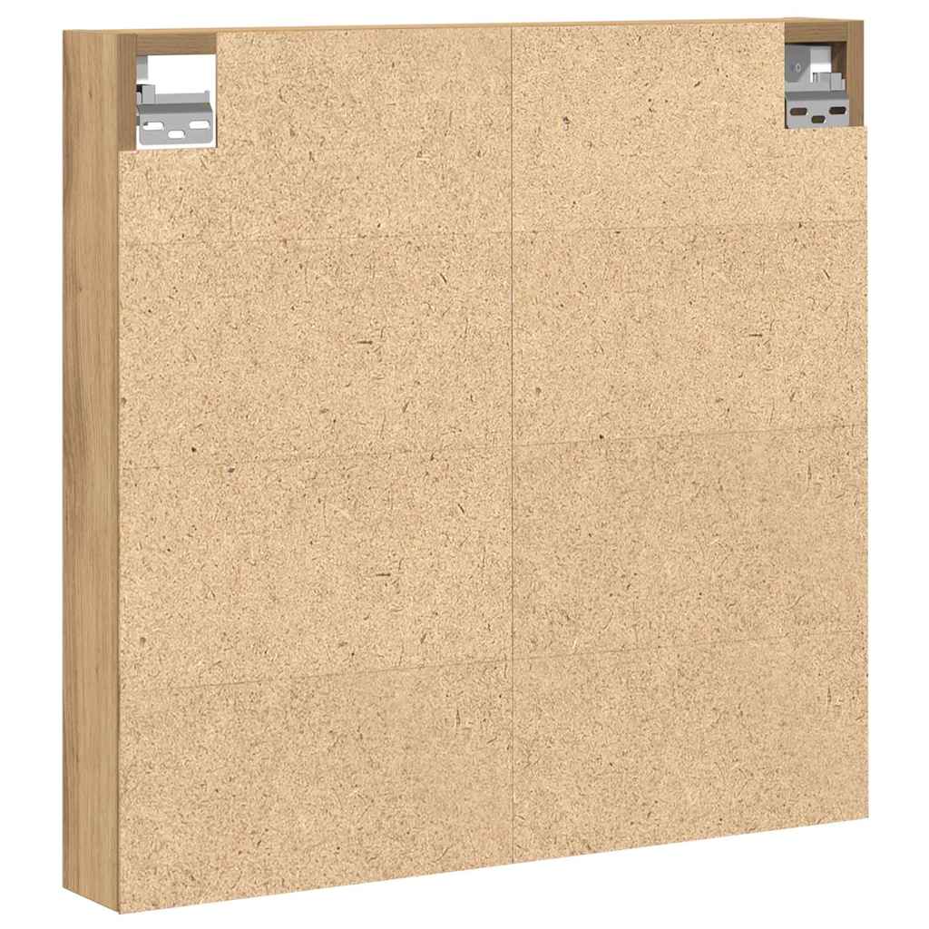 Vitrine mit Regal Artisan-Eiche 60 x 8,5 x 58 cm Holzwerkstoff