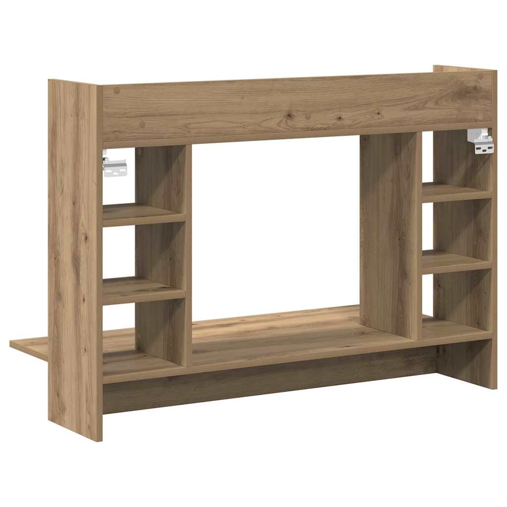 vidaXL Wandtisch Artisan-Eiche 105 x 48 x 75 cm Holzwerkstoff