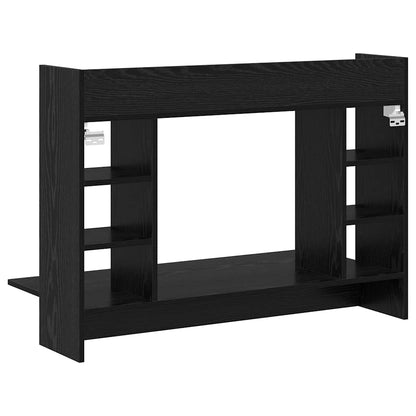 vidaXL Wandtisch Schwarz Eichen-Optik 105 x 48 x 75 cm Holzwerkstoff