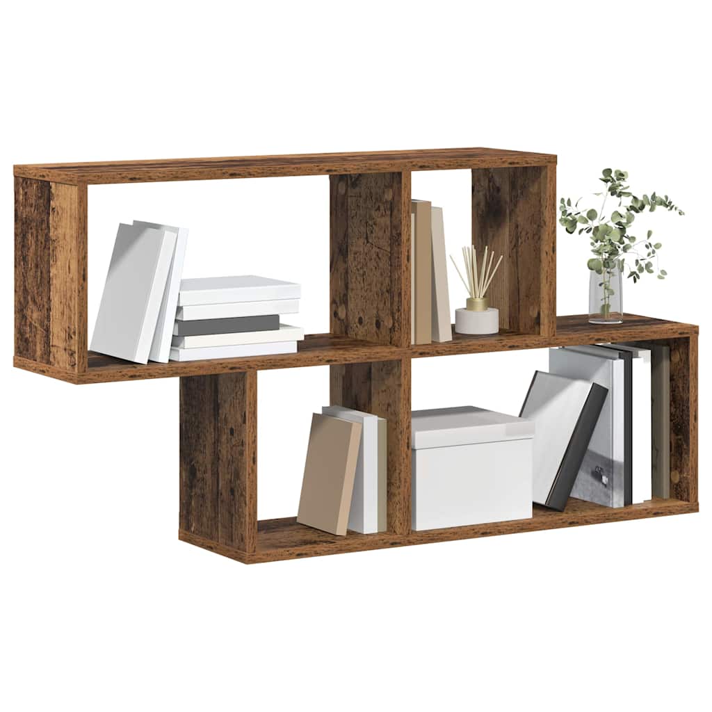 Wandregal mit Regal Wandmontiert Braun Holzwerkstoff