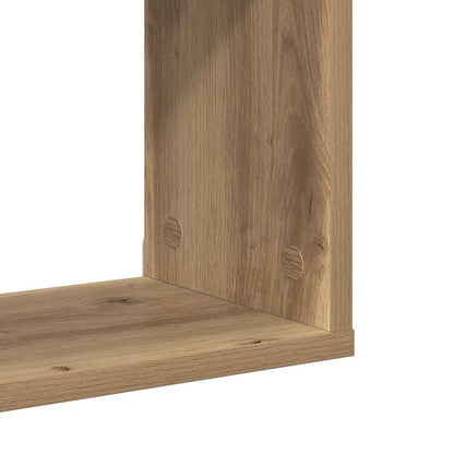 vidaXL Étagère murale suspendue, marron, bois d'ingénierie