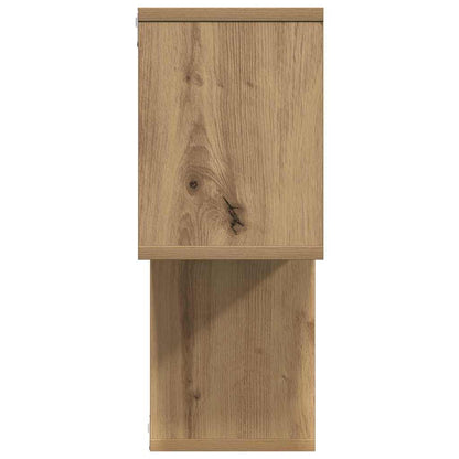 vidaXL Étagère murale suspendue, marron, bois d'ingénierie