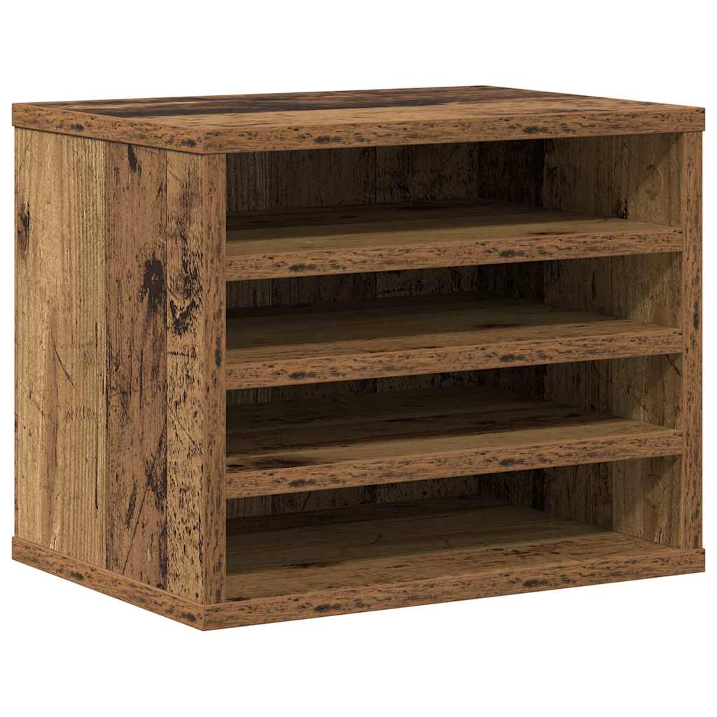 Schreibtisch Organizer Altholz 36 x 26 x 29,5 cm Holzwerkstoff