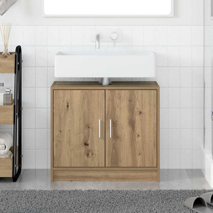 Badezimmerschrank Artisan-Eiche 63 x 29 x 55 cm Holzwerkstoff